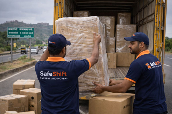 Intercity movers from Aurangabad to Mumbai Pune Nagpur with GPS-tracked trucks